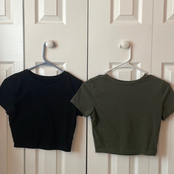 two cropped tees - Picture 1 of 3
